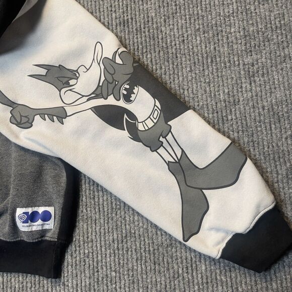 Looney Tunes Batman Hoodie Men Size 2XL 50-52 Graphic Sweatshirt Warner Brothers - Picture 4 of 8